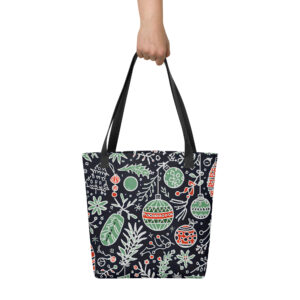 Christmas Ornament Tote Bag